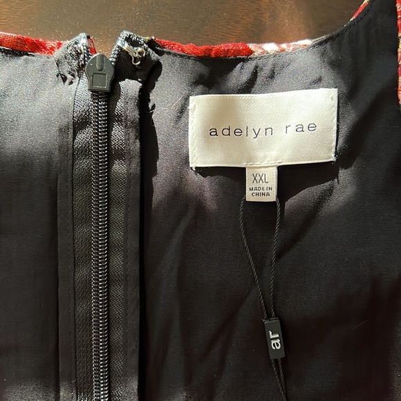 ADELYN RAE CLARIS PUFF SLEEVE JACQUARD MINI DRESS - Picture 9 of 12